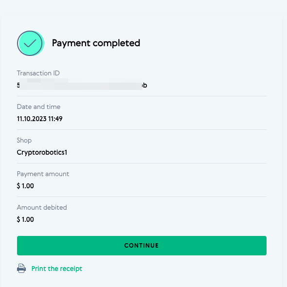 Payment for trading signals